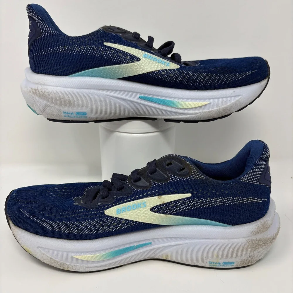 Brooks Ghost 17 Women's Size 6 Navy Blue Running Shoes (1204311B458)